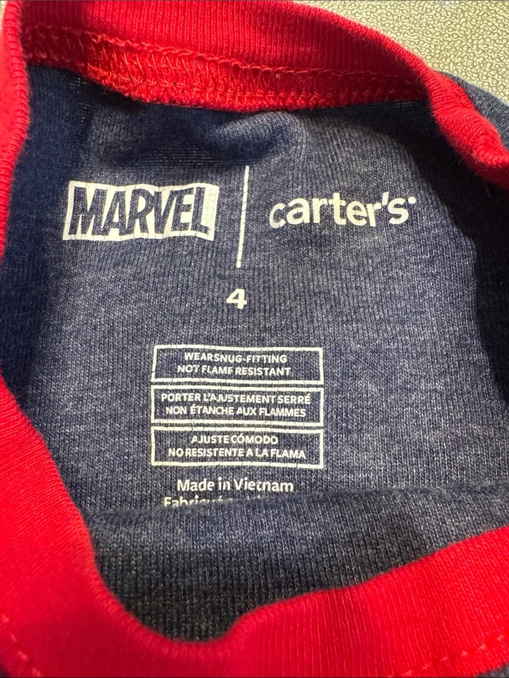 Carters marvel navy